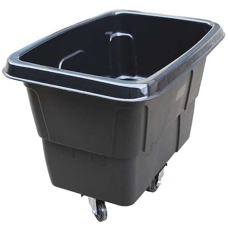 Cube Truck, 7/16 cu. yd., 400lb. Cap, Black MPN:36FK92