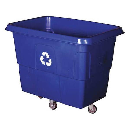 Cube Truck, 9/16 cu. yd., 500 lb. Cap, Blue MPN:36FK97