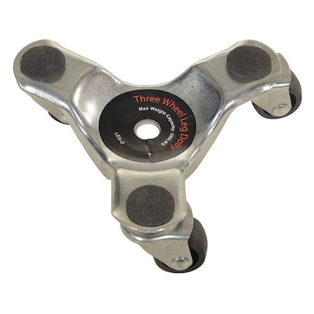 Furniture Dolly, Silver, 200 lb, Steel MPN:3JJF2