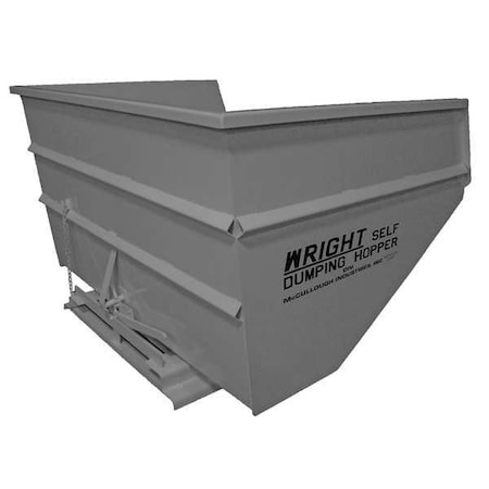 Self Dumping Hopper, 6000 lb., Gray MPN:40099 GRAY