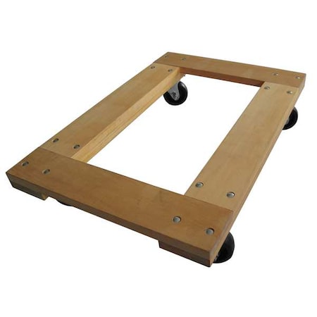 GnrlPrpsDlly, 5in, 24in, Brn, Wood, 1, 000lb MPN:48J062