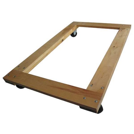 GnrlPrpsDlly, 6in, 36in, Brn, Wood, 1, 000lb MPN:48J064