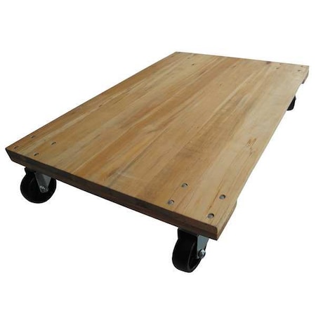GnrlPrpsDlly, 6in, 36in, Brn, Wood, 1, 000lb MPN:48J066