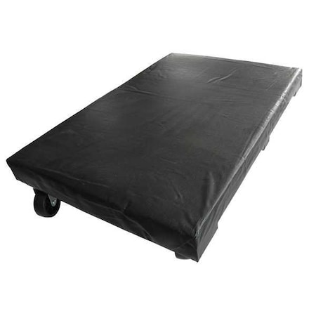 GnrlPrpsDlly, 8in, 36in, Blk, Wood, 1, 200lb MPN:48J076