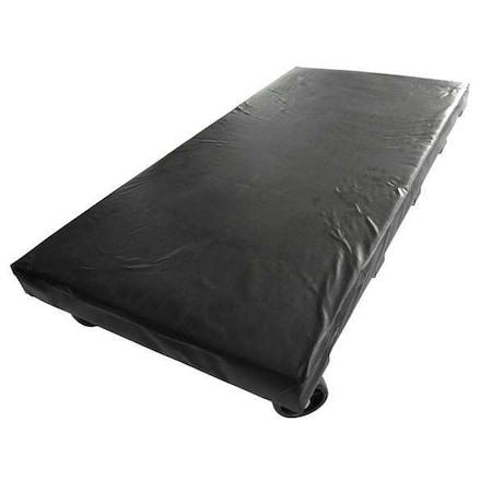GnrlPrpsDlly, 8in, 48in, Blk, Wood, 1, 200lb MPN:48J077