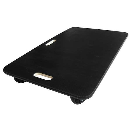 GnrlPurposeDlly, 6in, 36in, Blk, Wood, 600lb MPN:48J079