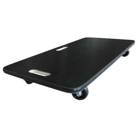GnrlPurposeDlly, 4in, 36in, Blk, Wood, 700lb MPN:48J080