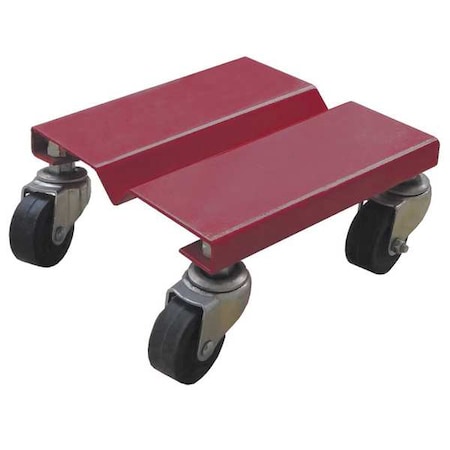 FurnitureDolly, Black, 500lb, Steel, PK4 MPN:48J130