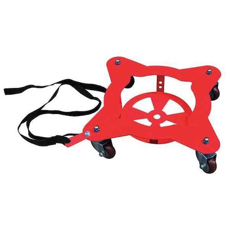 Drum Dolly, 5 gal, 25.5 in L, Red MPN:48J134