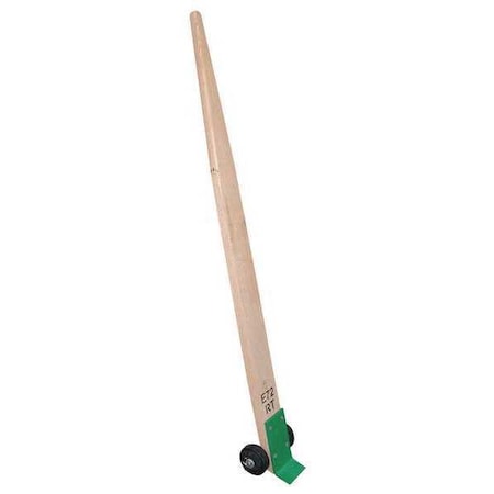 Pry Bar, Rubber Wheels, 4, 250 lb. Cap, 72