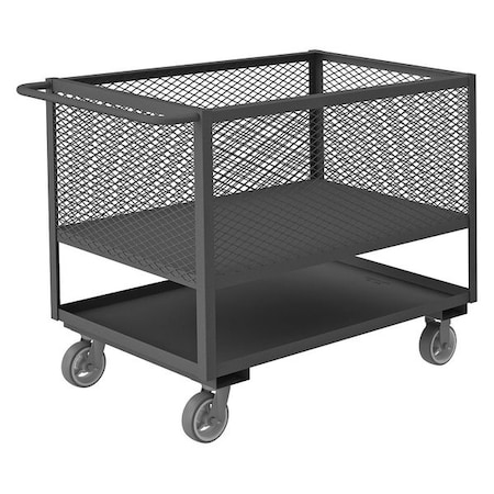Mesh Truck, 32 In. H, 24 In. W, Powder Coat MPN:4ST-EX-2436-6MR-95