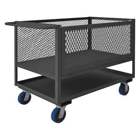 Mesh Truck, 40 In. H, 30 In. W, 53 In. L MPN:4STEDG-EX-3048-6PU-95