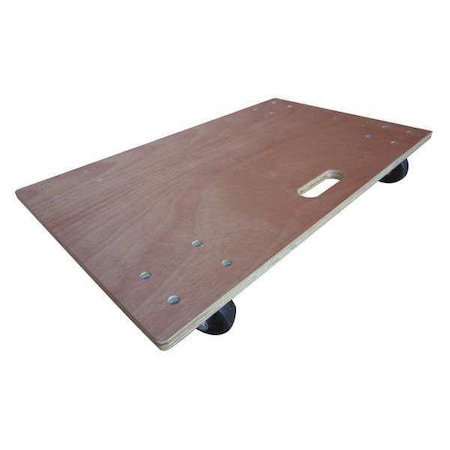 GnrlPrpsDlly, 4in, 30in, Brn, Wood, 1, 000lb MPN:4UAX4