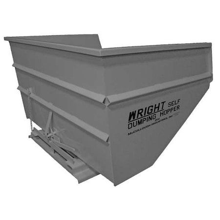 Self Dumping Hopper, 6000 lb., Gray MPN:50099 GRAY