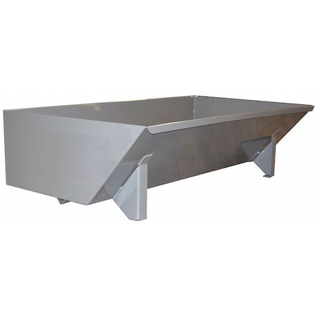 Self Dumping Hopper, Gray, 4, 000 lb, 62