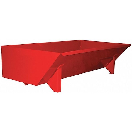 Self Dumping Hopper, Red, 4, 000 lb, 62
