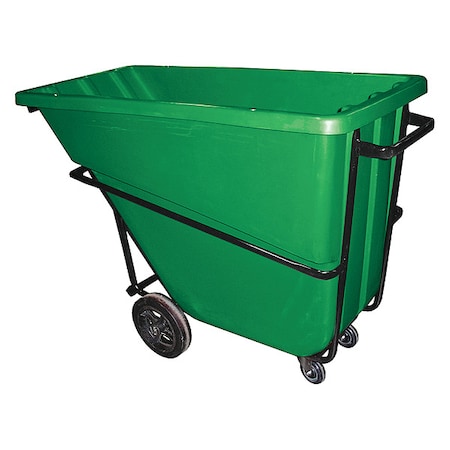 TiltTruck, 55-1/2in, 26-1/2in, Grn, 1, 500lb MPN:5/8 CU-HD GREEN