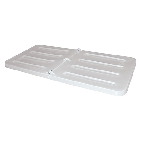 Tilt Truck Lid, White, Fits 29-3/4 cu. ft. MPN:5/8LID WHITE