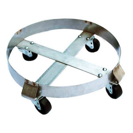 Drum Dolly, 800 lb., 6-1/2 In H, 30 gal. MPN:6FVH5