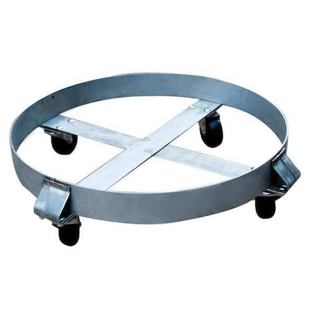 Drum Dolly, 800 lb., 6-1/2 In H, 55 gal. MPN:6FVH6