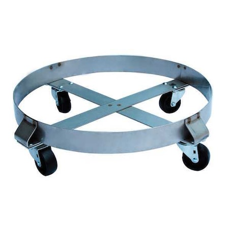 Drum Dolly, 800 lb., 6-1/2 In H, 55 gal. MPN:6FVH7