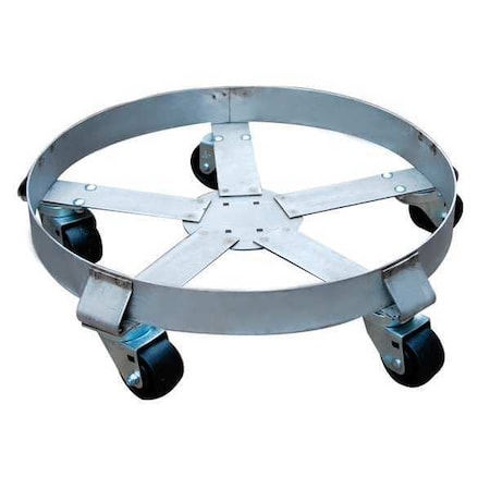 Drum Dolly, 1100 lb., 6-1/2 In H, 55 gal. MPN:6FVH9