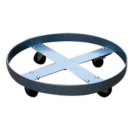 Drum Dolly, 1400 lb., 6-1/4 In H, 55 gal. MPN:6FVJ6