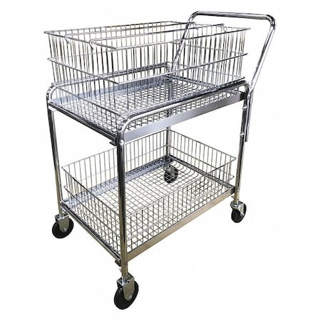 Mail Cart, 33 In. L, 20 In. W, 37-1/2 In. H MPN:8UYJ9