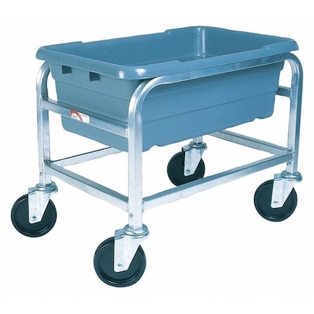 Lightweight Corrosion-Resistant Vertical Rack-Style Tub Cart, 600 lb Load Capacity, 25 in Overall L MPN:AL-L-1/KIT