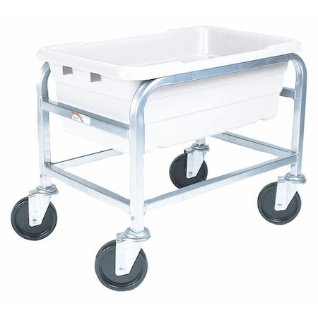 Lightweight Corrosion-Resistant Vertical Rack-Style Tub Cart, 600 lb Load Capacity, 25 in Overall L MPN:AL-L-1/KTWH