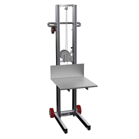 Manual Platform Lift Truck, Manual, 400 lb Load Capacity, Hand Winch Lift Control MPN:ALLW-2020-FW