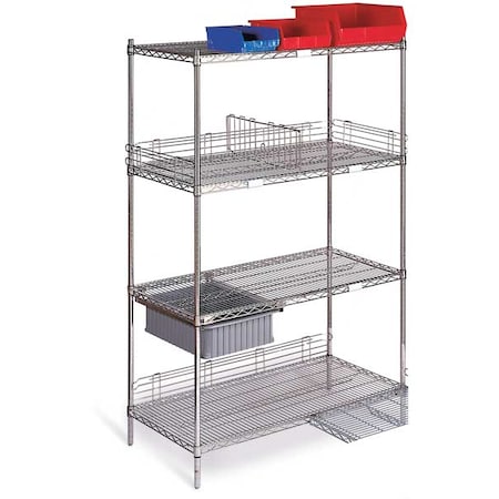 Wire Shlvng, 24x79x60in, Shlf Cap: 200lb MPN:CC2460C-74SRP