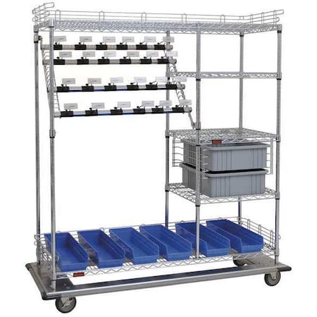 Catheter Storage Cart, 60x68, 5 Shelves MPN:CPC6024D