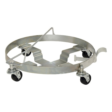 DrumDolly, 30galto55gal, 30.875inL, Silver MPN:DRUM-DRH-HR-TLT
