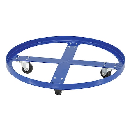 Drum Dolly, 55 gal, 28.375 in L, Blue MPN:DRUM-SP-28-9-H