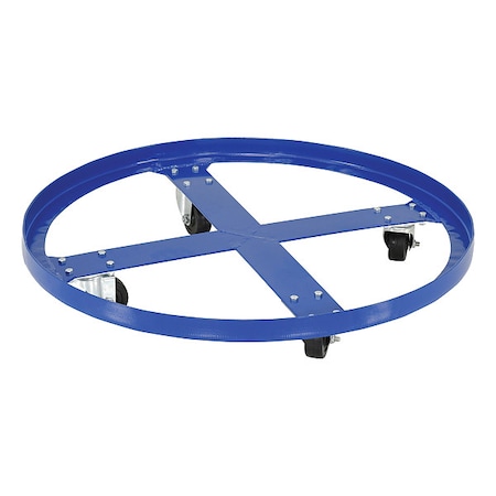 Drum Dolly, 55 gal, 32 in L, Blue MPN:DRUM-SP-32-9-H