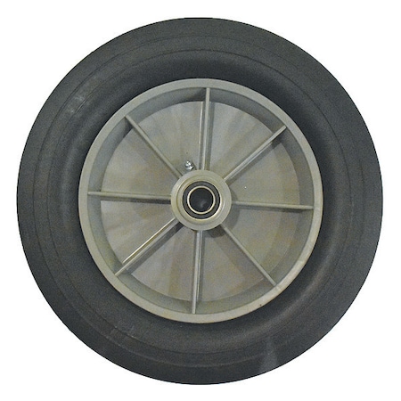 Wheel, Black, Rubber, 850 lb MPN:GRFG1011M10000