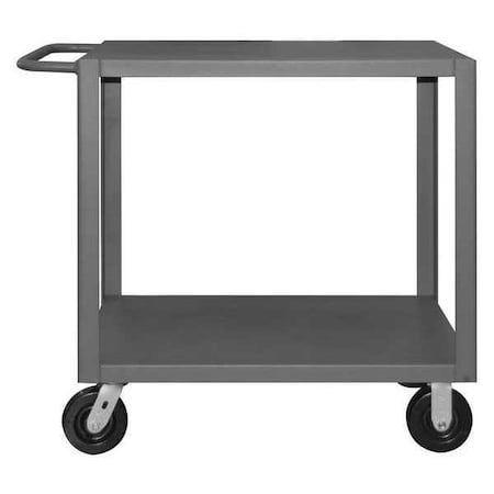 Utility Cart with Flush Metal Shelves, Steel, 5, 000 lb Load Capacity, 2 Shelves, 78 1/2 in L MPN:HET-367236-2-5K-95