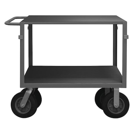 Instrument Cart with Flush Metal Shelves, Steel, 1, 000 lb Load Capacity, 2 Shelves, 66 1/2 in L MPN:IC243610SPN95