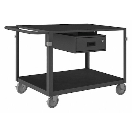 Instrument Cart with Flush Metal Shelves, Steel, 1, 000 lb Load Capacity, 2 Shelves, 75 in L MPN:IC24361DR5PU95