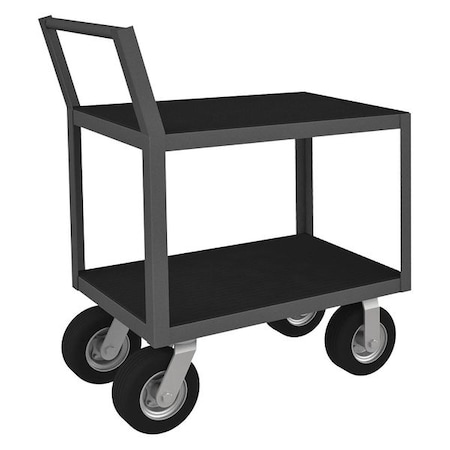 Low-Profile Instrument Cart with Flush Metal Shelves, Steel, 1, 200 lb Load Capacity, 2 Shelves MPN:LIC-2436-2-8SPN-95