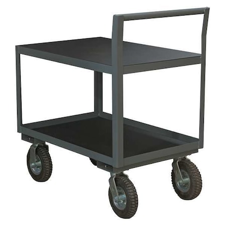 Low-Profile Instrument Cart with Lipped & Flush Metal Shelves, Steel, 1, 200 lb Load Capacity MPN:LIC-3060-2-95