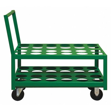Medical Cylinder Cart, 1400 lb., 36 In.L MPN:MCC-2436-5PO-83T
