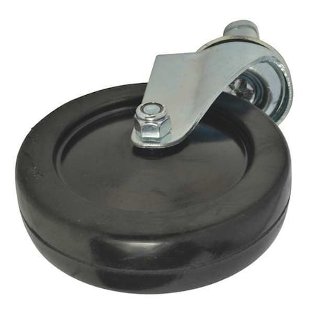 Swivel Caster, Soft Rubber, 5 In MPN:MHSR5SQG