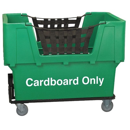 Matl Handling Cart, Cardboard Only, Green MPN:N1017261-GREEN-CARDBOARD