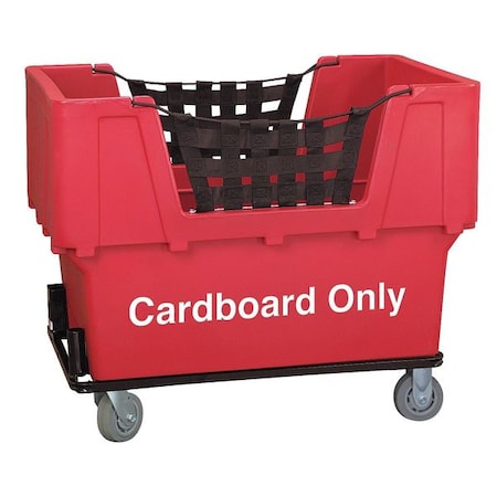 Matl Handling Cart, Cardboard Only, Red MPN:N1017261-RED-CARDBOARD