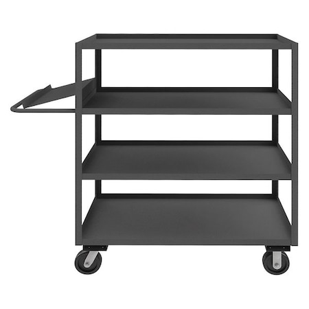 Order-Picking Utility Cart with Lipped Metal Shelves, Steel, 3, 000 lb Load Capacity, 4 Shelves MPN:OPC-304860-4-6PH-95