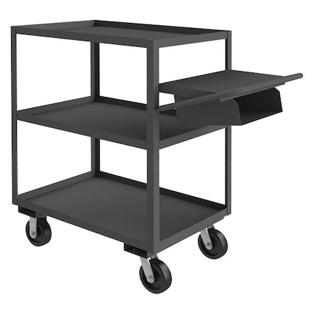 Order-Picking Utility Cart with Lipped Metal Shelves, Steel, 3, 600 lb Load Capacity, 3 Shelves MPN:OPCPFS-306048-3-6PH-95