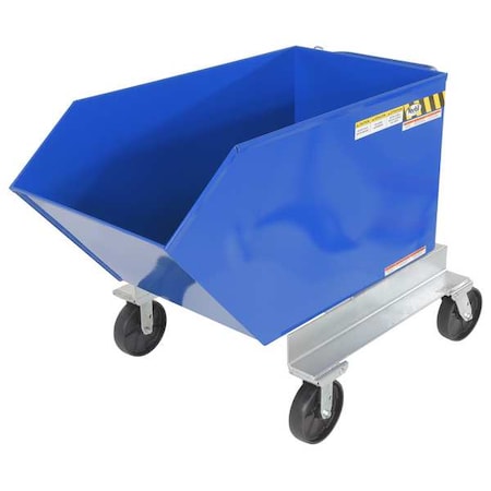 Portable Hopper, Steel, 1/2 cu. yd, 2000lb. MPN:P-HOP-0.5