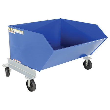 Portable Hopper, Steel, 1 cu. yd., 2000 lb. MPN:P-HOP-1